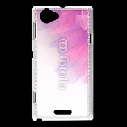 Coque Sony Xperia L tutu rose 1