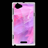 Coque Sony Xperia L Tutu rose et violet