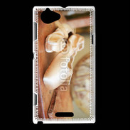 Coque Sony Xperia L Chausson danse classique 6