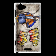Coque Sony Xperia L HIP HOP graffiti