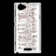Coque Sony Xperia L French Cancan 5