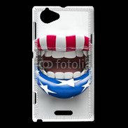 Coque Sony Xperia L Lèvres USA