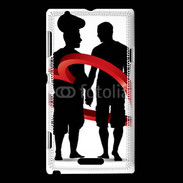 Coque Sony Xperia L Couple Gay