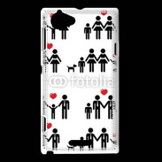 Coque Sony Xperia L Gay et lesbiennes en couple