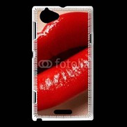 Coque Sony Xperia L Superbe bouche