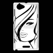 Coque Sony Xperia L Coiffure