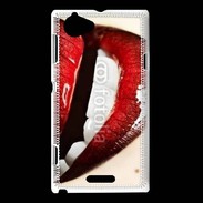 Coque Sony Xperia L Lèvres coquines