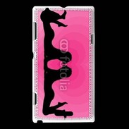 Coque Sony Xperia L Femmes qui s'embrassent
