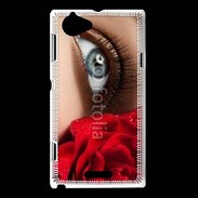 Coque Sony Xperia L Fleurs glamour 5