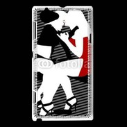 Coque Sony Xperia L Illustration bisou lesbienne