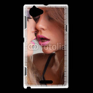 Coque Sony Xperia L Couple lesbiennes sexy femmes 1
