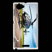 Coque Sony Xperia L Hélicoptère 1