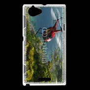 Coque Sony Xperia L Hélicoptère R44