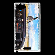 Coque Sony Xperia L Cockpit avion de tourisme