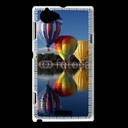 Coque Sony Xperia L Montgolfière miroir