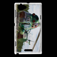 Coque Sony Xperia L Hélicoptère militaire