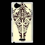 Coque Sony Xperia L Tatouage Maori 6