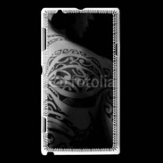 Coque Sony Xperia L Tatouage Tribal 6