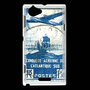 Coque Sony Xperia L Timbre Aéropostal