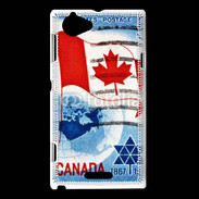 Coque Sony Xperia L Timbre canadien 1967