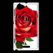 Coque Sony Xperia L Rose rouge