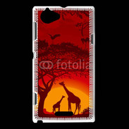 Coque Sony Xperia L Savane