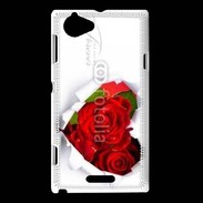 Coque Sony Xperia L Rose forever