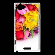 Coque Sony Xperia L Bouquet de fleurs