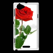 Coque Sony Xperia L Rose rouge 2