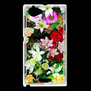 Coque Sony Xperia L Fleurs 2