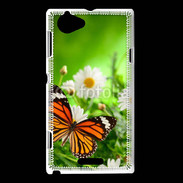 Coque Sony Xperia L Papillon dans la nature