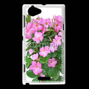 Coque Sony Xperia L Fleurs Dipladénia