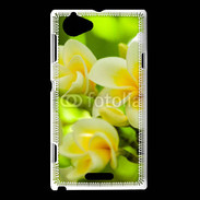 Coque Sony Xperia L Fleurs Frangipane