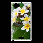 Coque Sony Xperia L Fleurs Frangipane 2