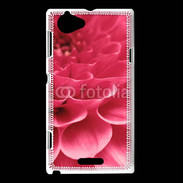 Coque Sony Xperia L Pétale rose zoomé