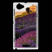 Coque Sony Xperia L Champs de lavande 3