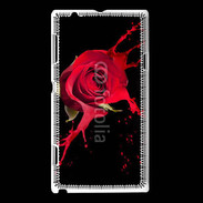 Coque Sony Xperia L Rose splash