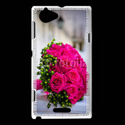 Coque Sony Xperia L Bouquet de roses 5