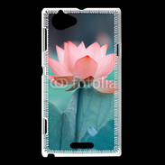 Coque Sony Xperia L Belle fleur 50