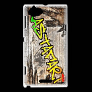 Coque Sony Xperia L Rastafari graffiti