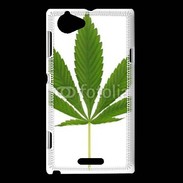 Coque Sony Xperia L Feuille de cannabis