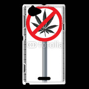 Coque Sony Xperia L Cannabis interdit
