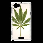 Coque Sony Xperia L Feuille de cannabis 3