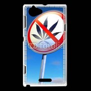 Coque Sony Xperia L Interdiction de cannabis 2