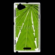 Coque Sony Xperia L Feuille de cannabis 4