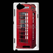 Coque Sony Xperia L Cabine téléphonique rouge