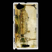 Coque Sony Xperia L Vintage Paris 5
