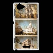 Coque Sony Xperia L Vintage Paris 6