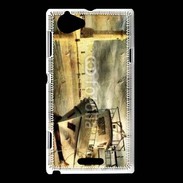 Coque Sony Xperia L Phare et bateau Vintage