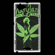 Coque Sony Xperia L Vintage Mary jane